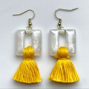 Square Tassel Earrings